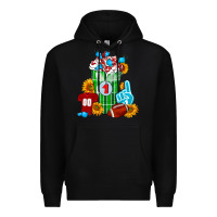 Black Football Frappe Premium Hoodie - FaDigitalArtStudio