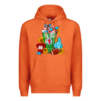 Carrot Football Frappe Premium Hoodie - FaDigitalArtStudio