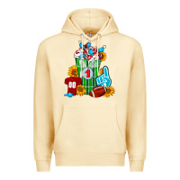 Pina Colada Football Frappe Premium Hoodie - FaDigitalArtStudio