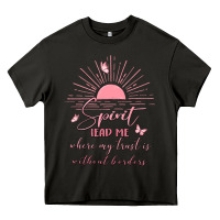 Spririt Religious Quote Heavy Core Tee | Teevron