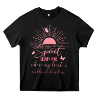 Black spririt religious quote Heavy Core Tee - MaliasSmallBusiness