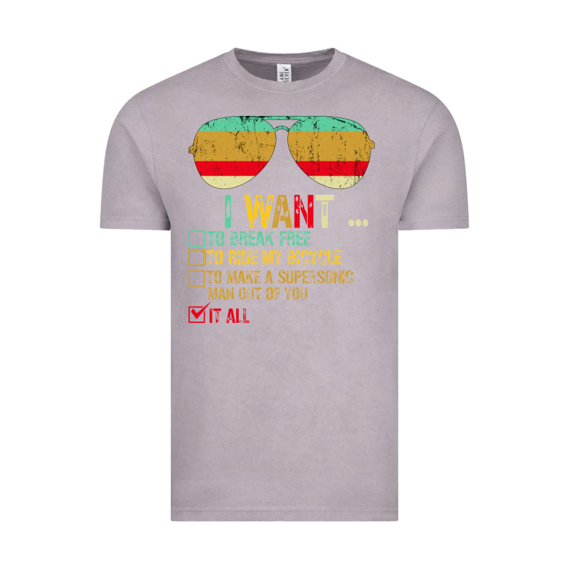 I Want To Break Free To Ride My Bicycle Want It All Vintage Tee by Bettercallsaul | Teevron