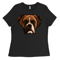 Black Boxer Ladies Tee - Jasminsmagicworld