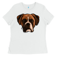 White Boxer Ladies Tee - Jasminsmagicworld