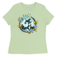 Matcha just breathe Ladies Tee - MaliasSmallBusiness