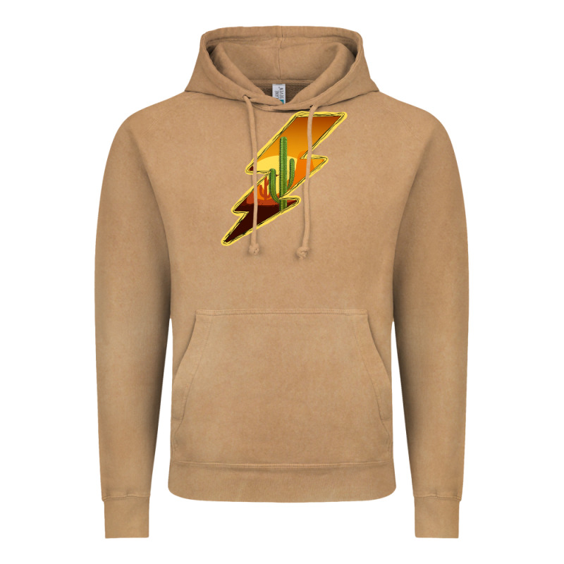 Cactus Sunset Lightning Vintage Hoodie by Bettercallsaul | Teevron