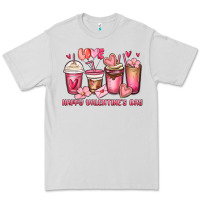 Dove Grey happy valentine's day coffee cups Premium Tee - MaliasSmallBusiness