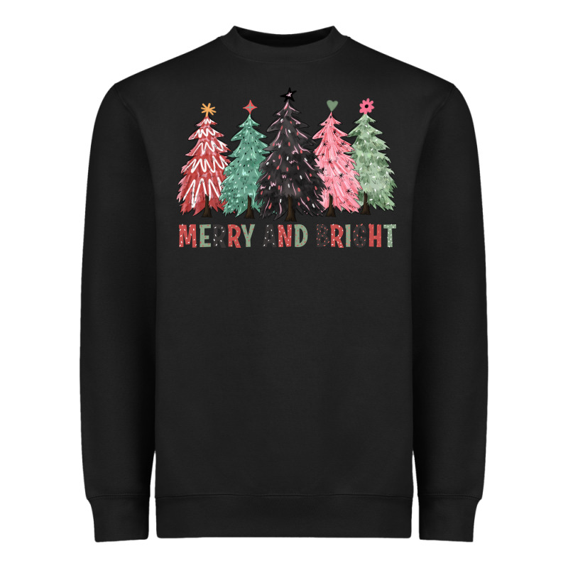 Merry And Bright Heavyweight Sweatshirt by CowGirlArtShop | Teevron