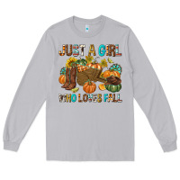 Moon Dust Just a Girl Who Loves Fall Long Sleeve Tee - texasbilliewilder