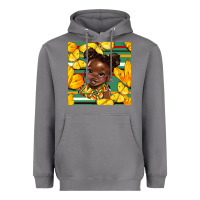 Storm juneteenth afro girl seamless pattern Heavyweight Hoodie - BundleAndBundleShop