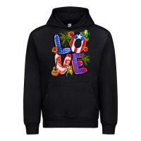 Black puerto rico love Urban Hoodie - Artiststas