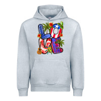 Heather Grey puerto rico love Urban Hoodie - Artiststas
