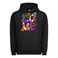 Pigment Black puerto rico love Urban Hoodie - Artiststas