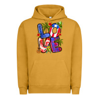 Pigment Peanut Butter puerto rico love Urban Hoodie - Artiststas