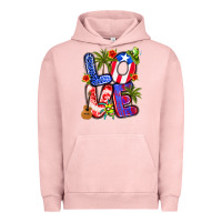Pigment Salmon puerto rico love Urban Hoodie - Artiststas