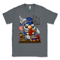 Charcoal Heather judge  gnome Classic Tee - BarkalooDesign