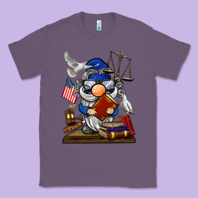 Judge  Gnome Classic Tee Designed By Barkaloodesign
