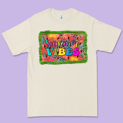 Summer Vibes Watermelon Premium Tee Designed By Jahusdesignshop