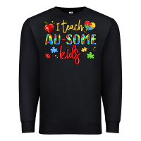Black i teach au some kids Premium Sweatshirt - LillyAllenDesigns