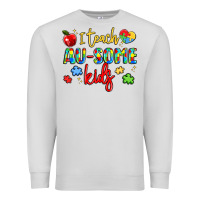 Dove Grey i teach au some kids Premium Sweatshirt - LillyAllenDesigns