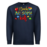 Navy i teach au some kids Premium Sweatshirt - LillyAllenDesigns