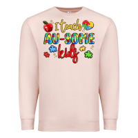 Pale Pink i teach au some kids Premium Sweatshirt - LillyAllenDesigns