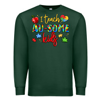 Sports Green i teach au some kids Premium Sweatshirt - LillyAllenDesigns