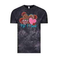 Cloud Black valentine's day be mine hearts sunflower Vintage Tee - RanaPortraitStore