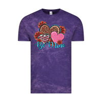 Cloud Purple valentine's day be mine hearts sunflower Vintage Tee - RanaPortraitStore