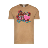 Valentine's Day Be Mine Hearts Sunflower Vintage Tee | Teevron