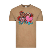 Vintage Coffee valentine's day be mine hearts sunflower Vintage Tee - RanaPortraitStore