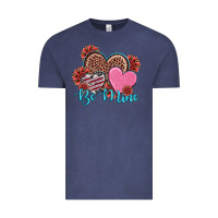 Vintage Denim valentine's day be mine hearts sunflower Vintage Tee - RanaPortraitStore