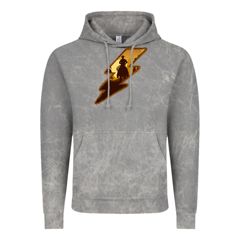 Cowboy Sunset Lightning Vintage Hoodie by Bettercallsaul | Teevron