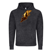 Vintage Black Cowboy Sunset Lightning Vintage Hoodie - Bettercallsaul