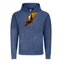 Vintage Denim Cowboy Sunset Lightning Vintage Hoodie - Bettercallsaul