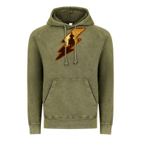 Vintage Olive Cowboy Sunset Lightning Vintage Hoodie - Bettercallsaul