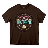 Chocolate Brown by the power of the name Heavy Core Tee - MaliasSmallBusiness