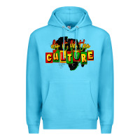 Ocean Blue Do it for the culture Premium Hoodie - FaDigitalArtStudio
