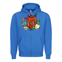 True Royal teacher crayons coffee mug Zipper Hoodie - FaDigitalArtStudio