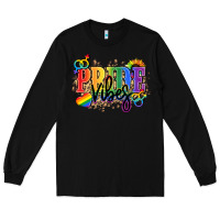 Black Pride vibes Long Sleeve Tee - NancyCooperArtShop