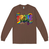 Chestnut Pride vibes Long Sleeve Tee - NancyCooperArtShop