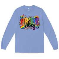 Colony Blue Pride vibes Long Sleeve Tee - NancyCooperArtShop