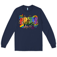 Navy Pride vibes Long Sleeve Tee - NancyCooperArtShop