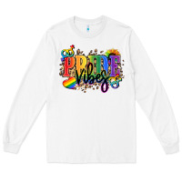 White Pride vibes Long Sleeve Tee - NancyCooperArtShop