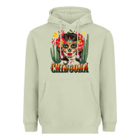 Matcha chingona sugar skull Heavyweight Hoodie - BundleAndBundleShop