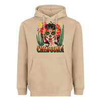 Mushroom chingona sugar skull Heavyweight Hoodie - BundleAndBundleShop