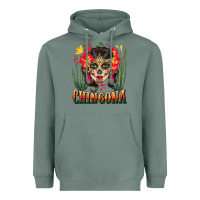 Sage chingona sugar skull Heavyweight Hoodie - BundleAndBundleShop