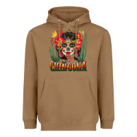Toasted Coconut chingona sugar skull Heavyweight Hoodie - BundleAndBundleShop