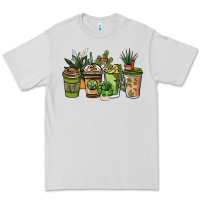 Dove Grey plant lover coffee cups Premium Tee - NancyCooperArtShop