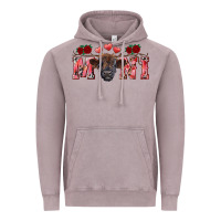 Vintage Zinc valentine's day mini black highland calf Vintage Hoodie - RanaPortraitStore